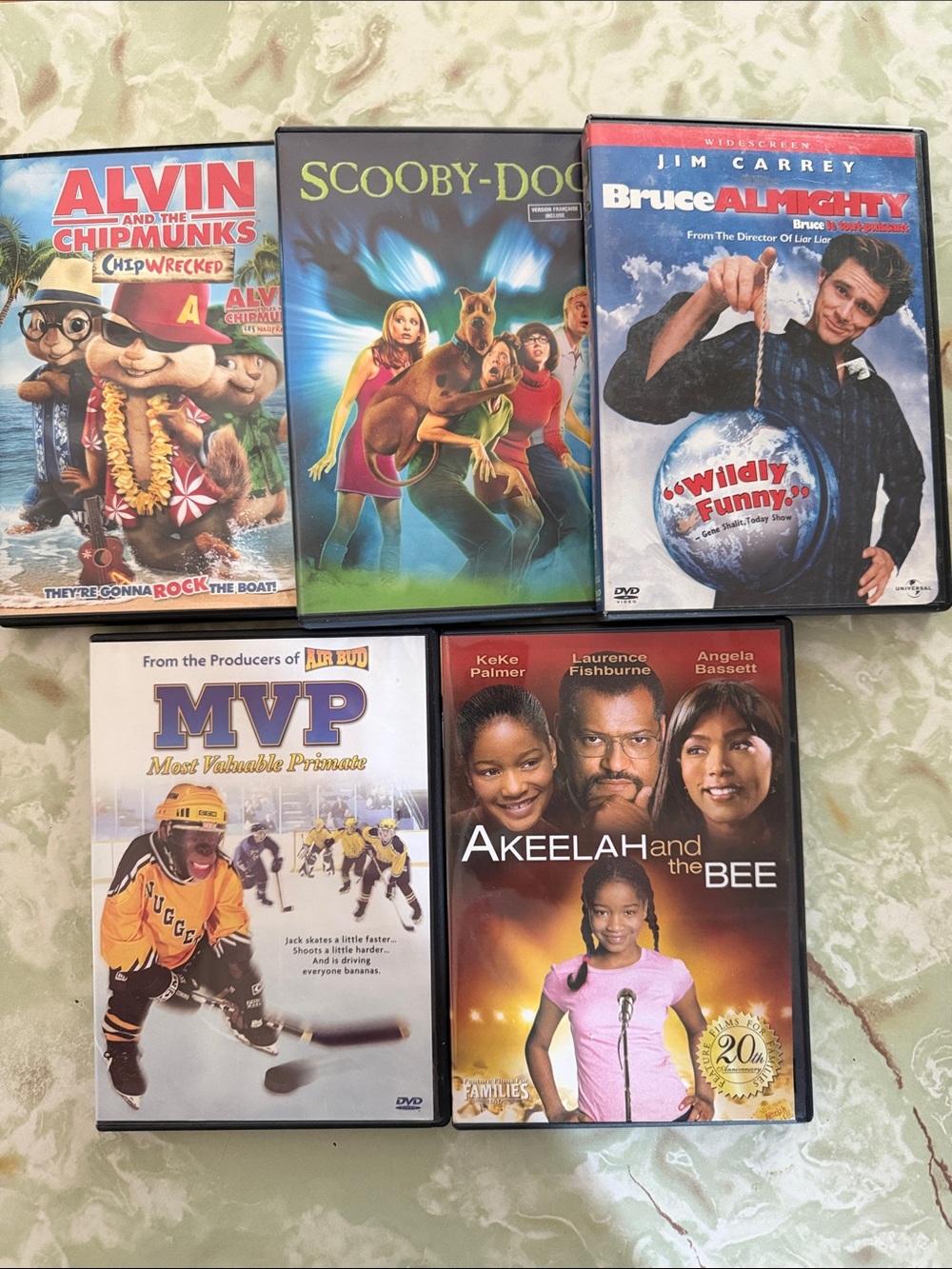 Lot of 5 Family/ Children’s movies DVDs